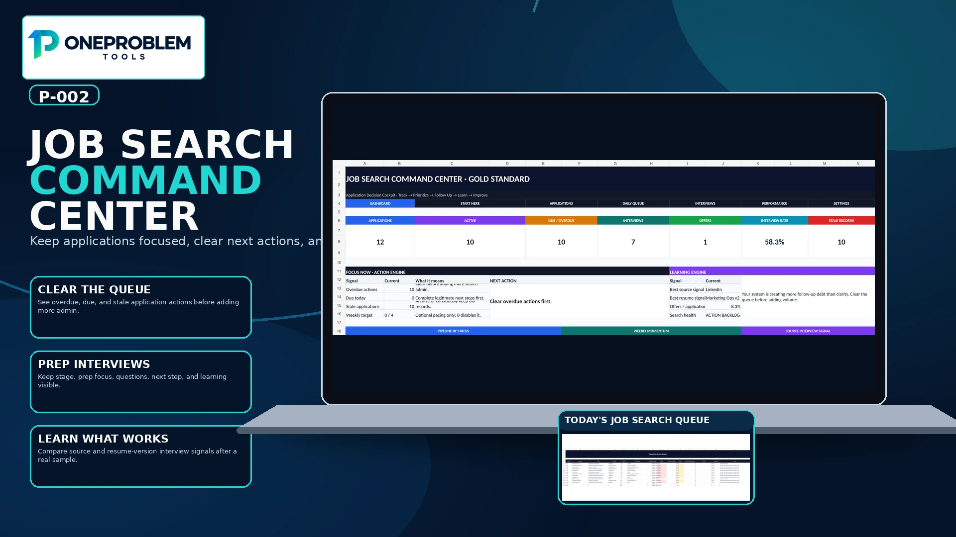 Job Search Command Center product preview