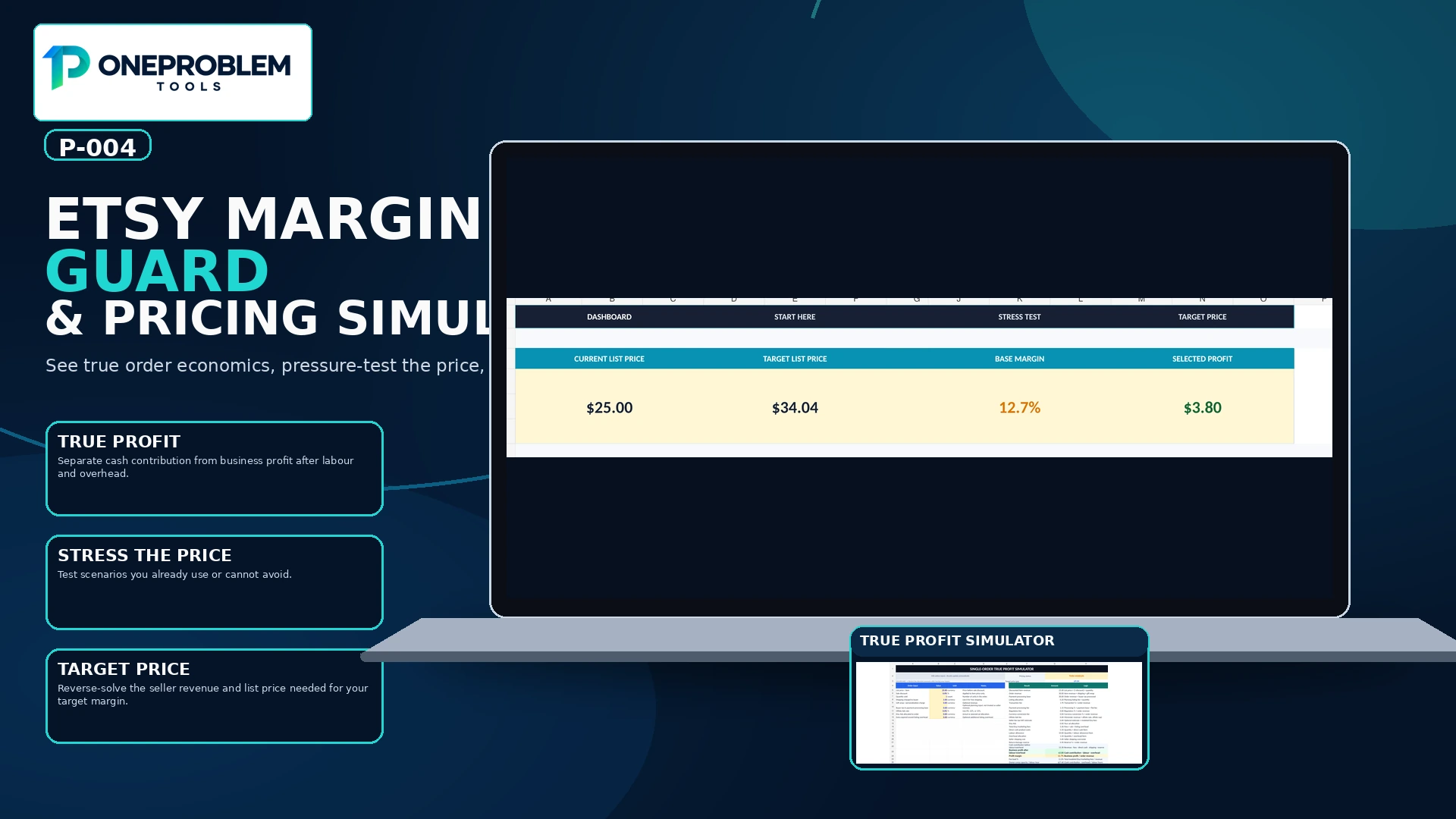 Etsy Margin Guard & Pricing Simulator product preview