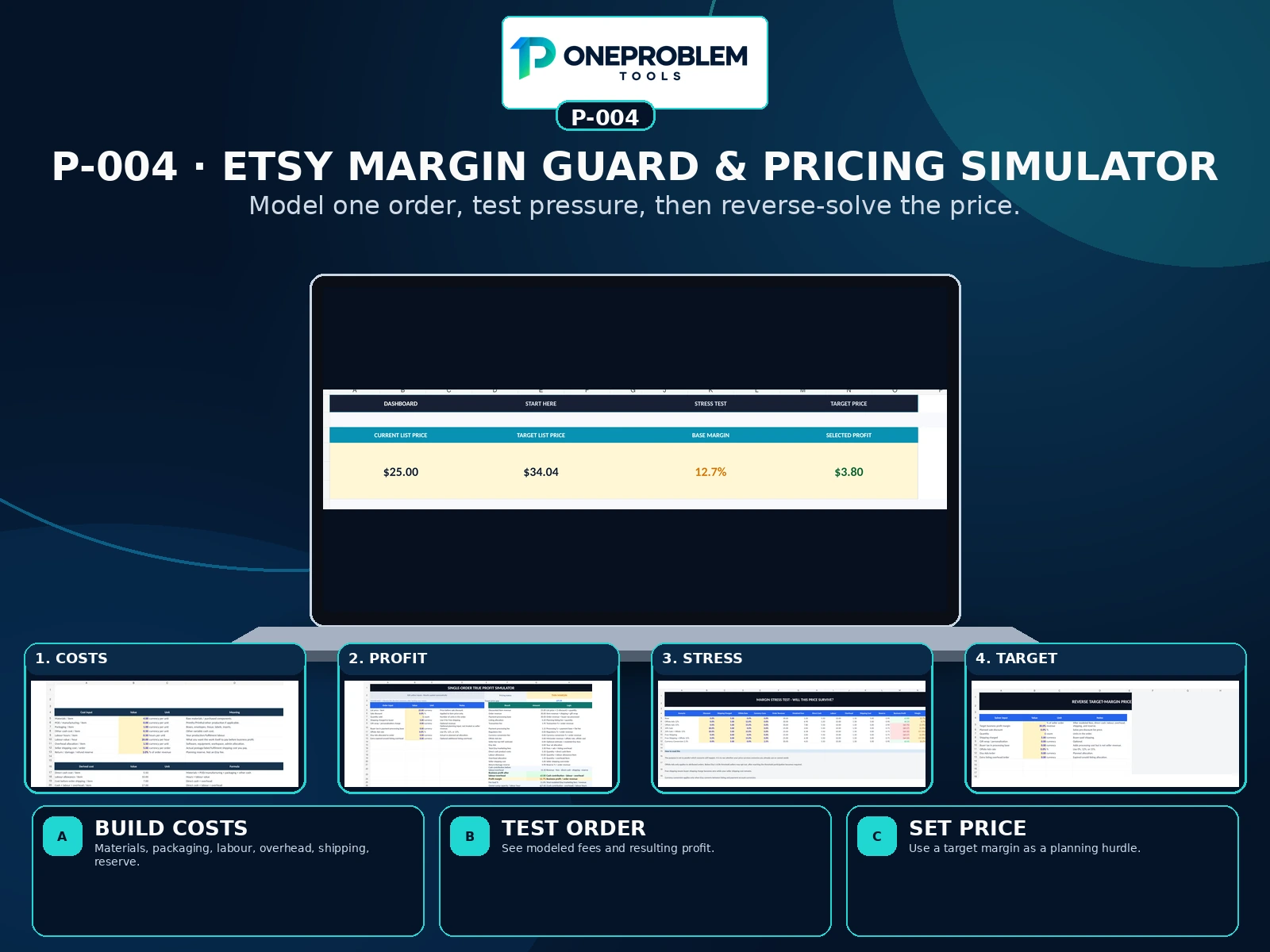 Etsy Margin Guard & Pricing Simulator preview 1