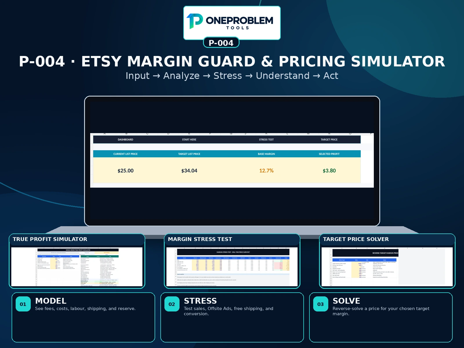 Etsy Margin Guard & Pricing Simulator preview